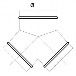 Circular tube and galvanised parts | Conductaire - Conductos de aire ...